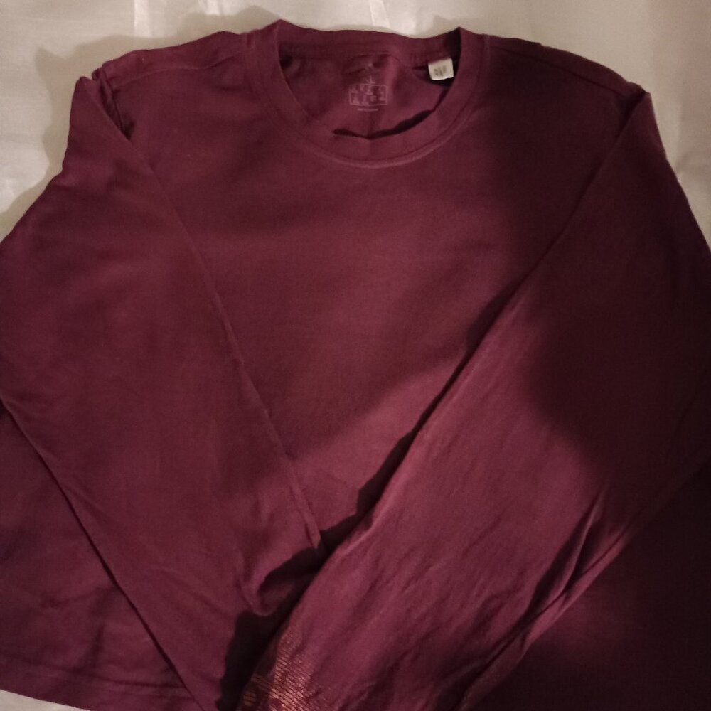 Addidas - Shirt Long Sleeve Maroon women’s Size XL